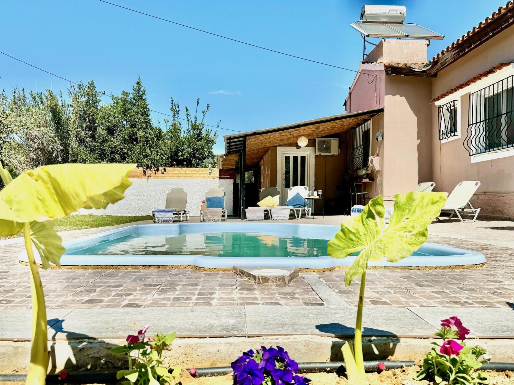 Beach Villa Night Flower With Private Pool By Dadovillas Dassia  Exteriör bild